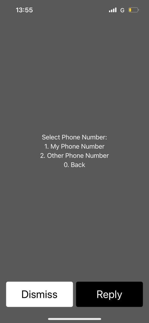  Receiver number