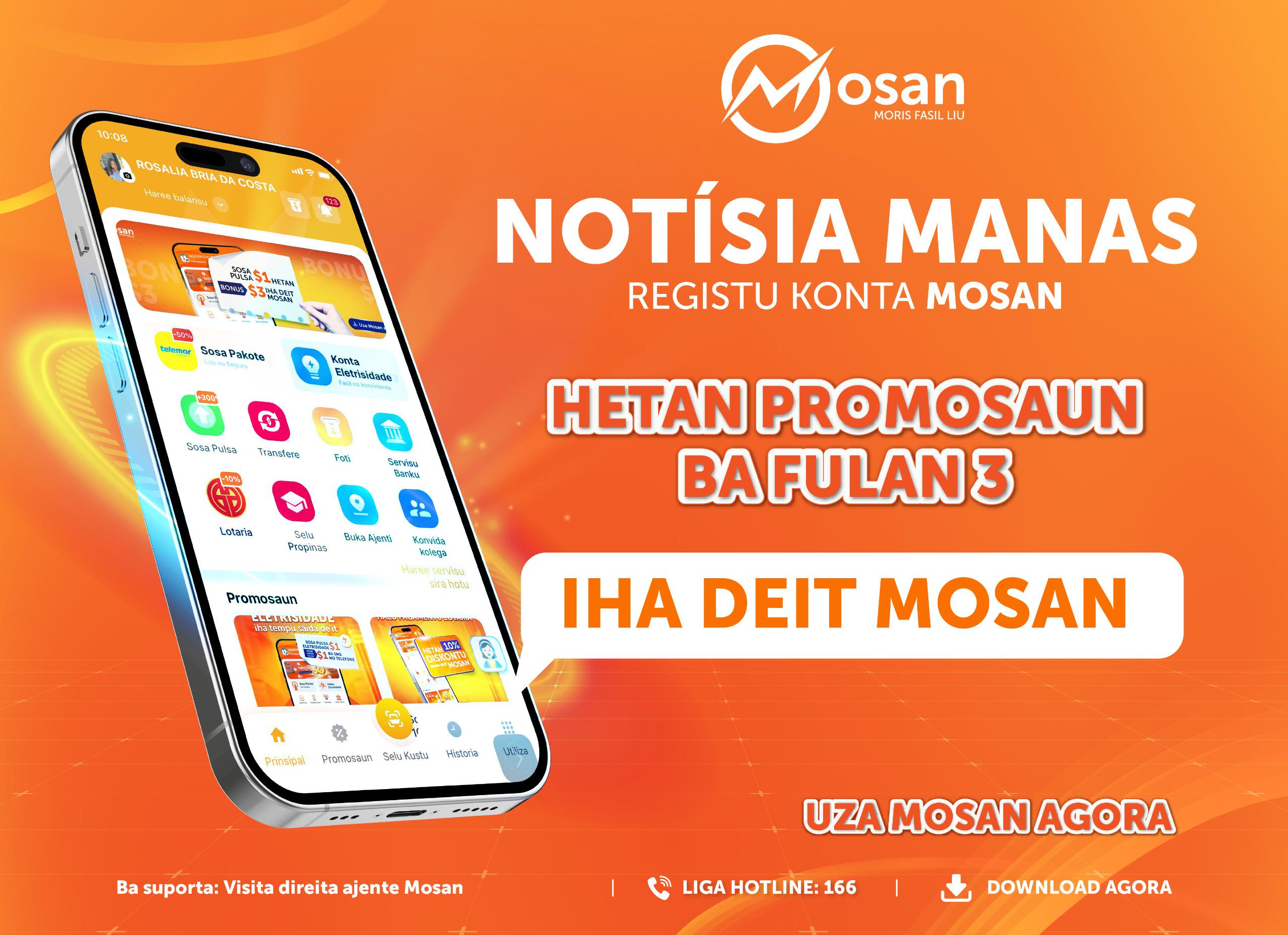 New promotion for new Mosan subscriber